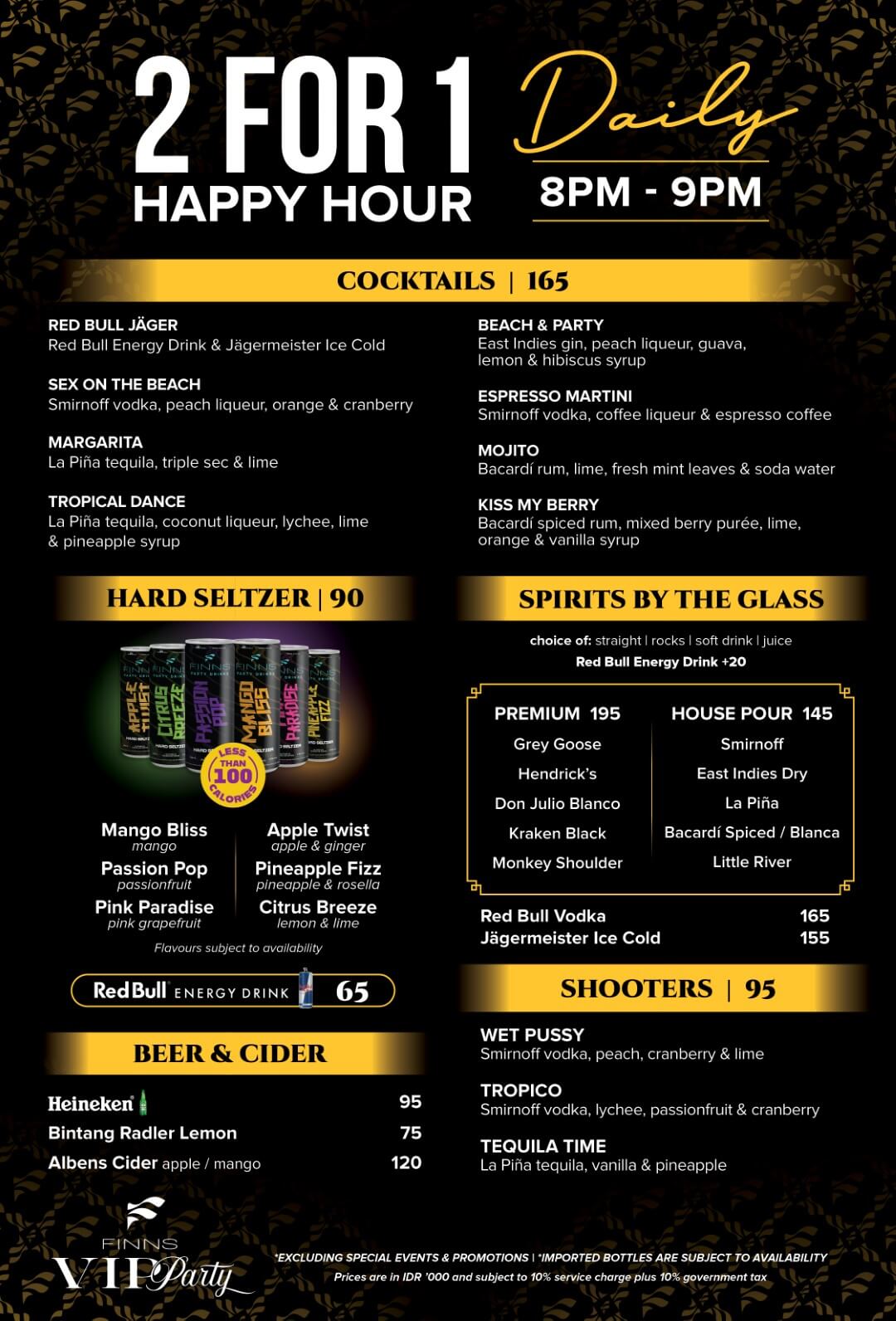 2026 6 VIP HH MENU 8 9 black