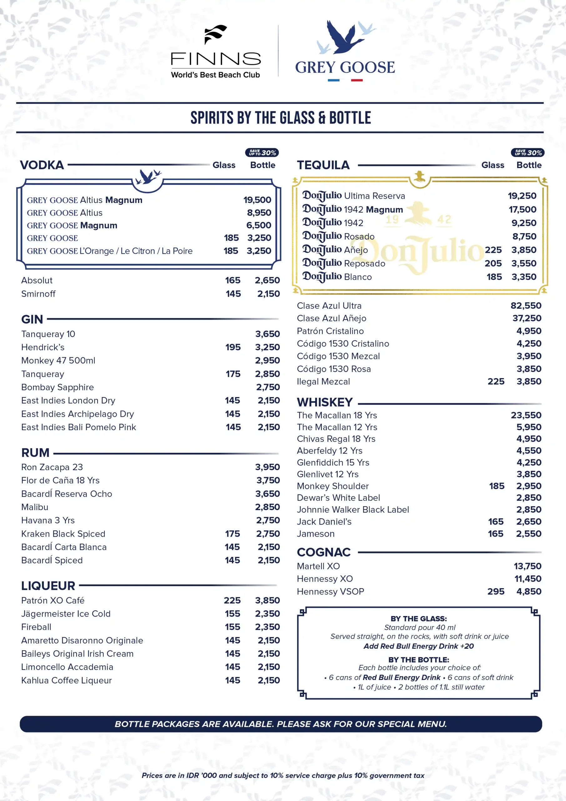 2026 JULY A3 selection drink menu VIP GG A4 web4