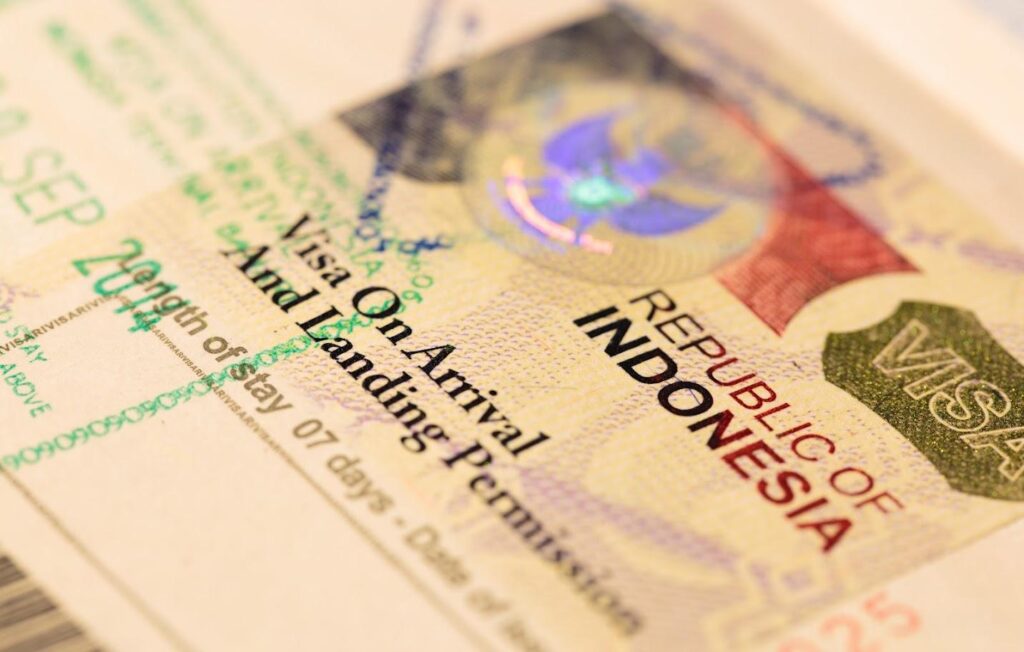 Bali visa on arrival