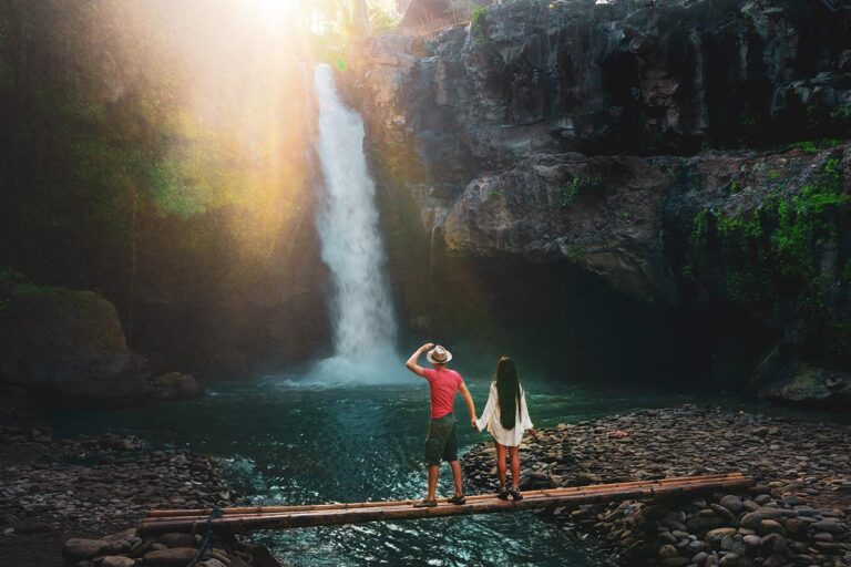 Visit Tegenungan Waterfall